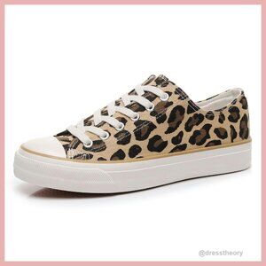 Women's Canvas Low-Top Sneakers Size 8 Athletic Casual Everyday Shoes